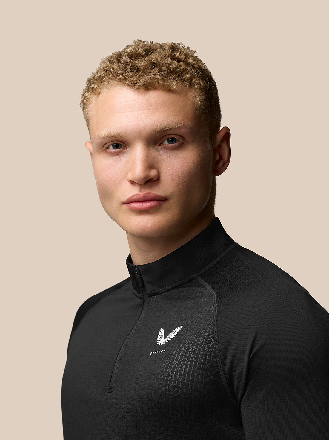 Adapt Training 1/4 Zip Top - Black - Black