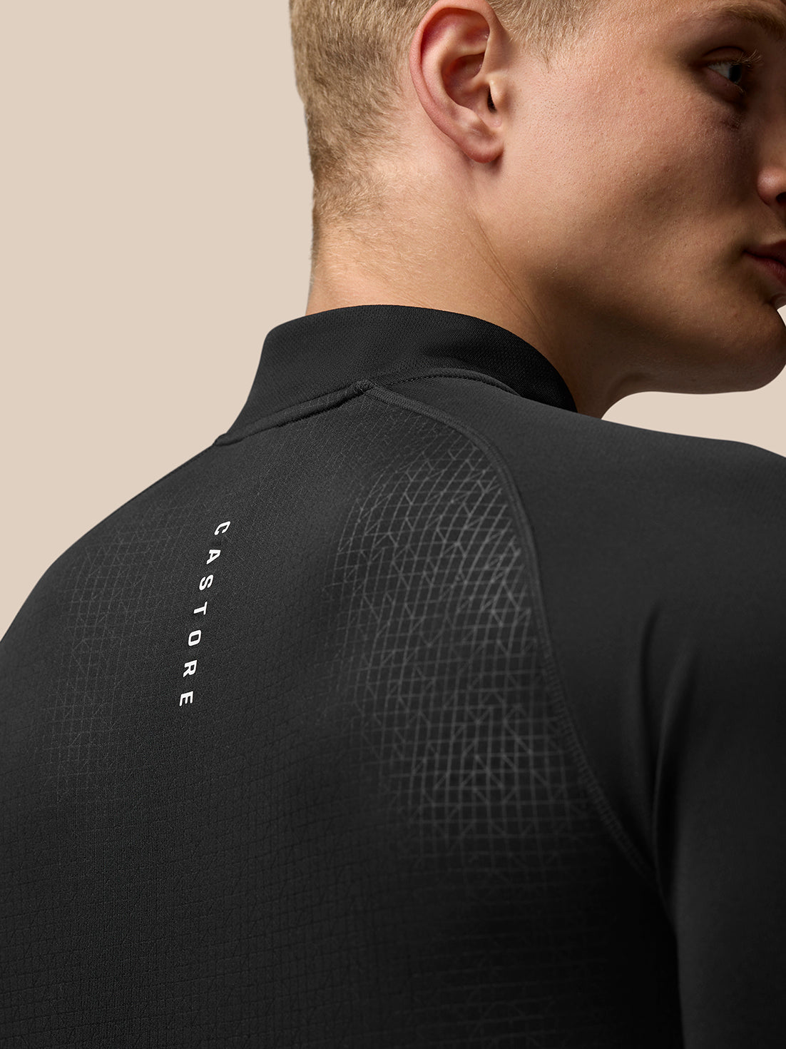 Adapt Training 1/4 Zip Top - Black - Black