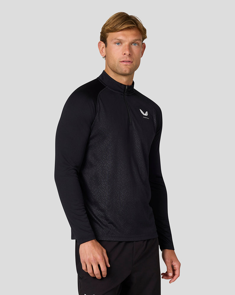 Men’s Adapt Quarter Zip Top - Black