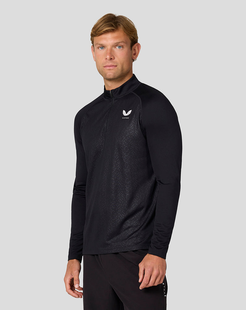 Men’s Adapt Quarter Zip Top - Black