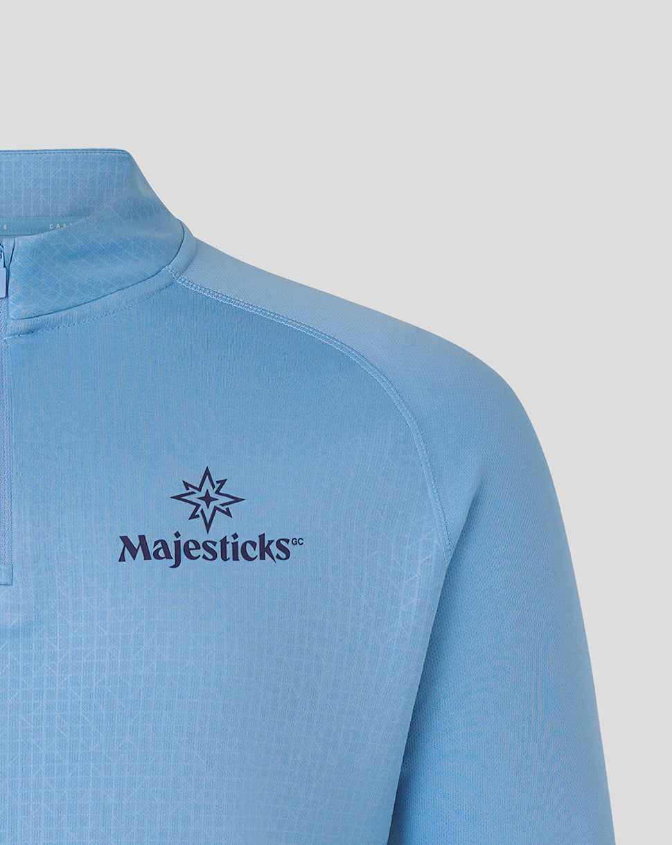 Majesticks Training 1/4 Zip Top - Blue