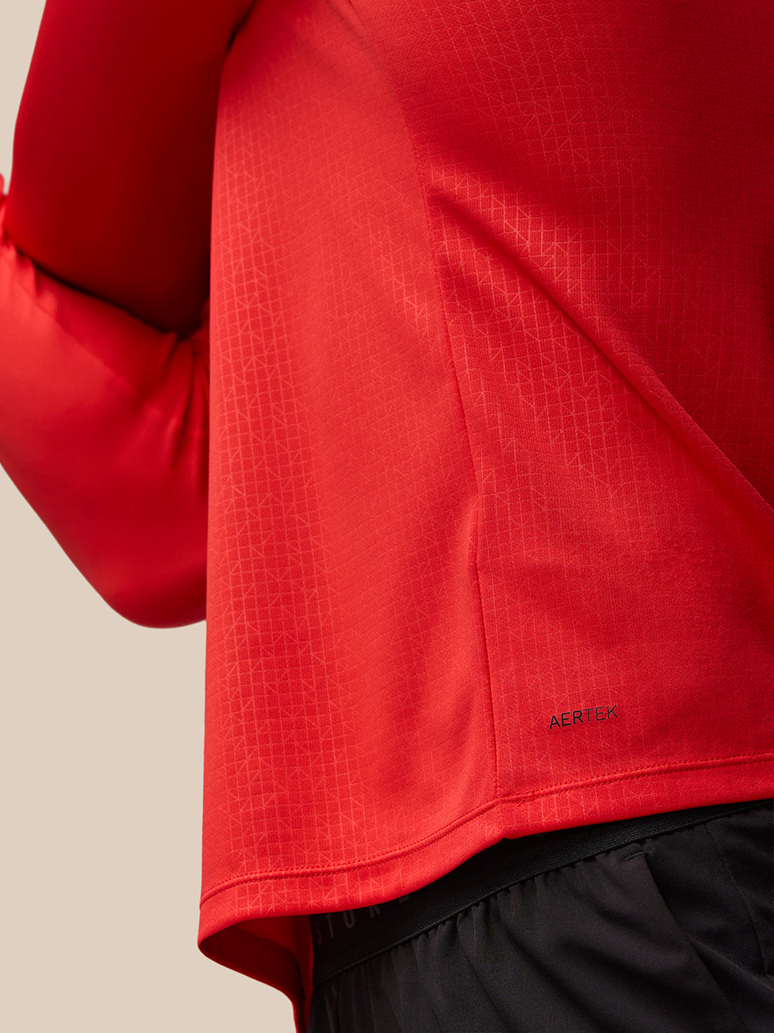 Adapt Training 1/4 Zip Top - Poppy Red