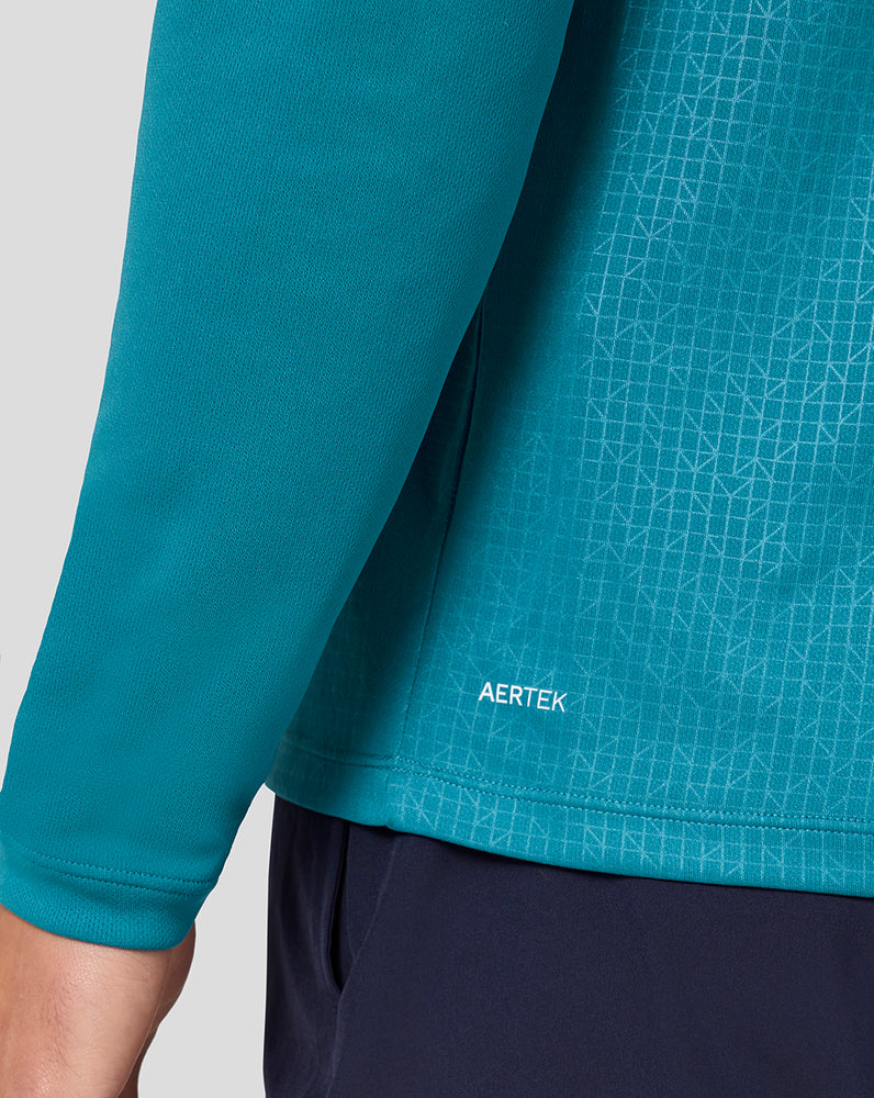 Men’s Adapt Quarter Zip Top - Dark Aqua