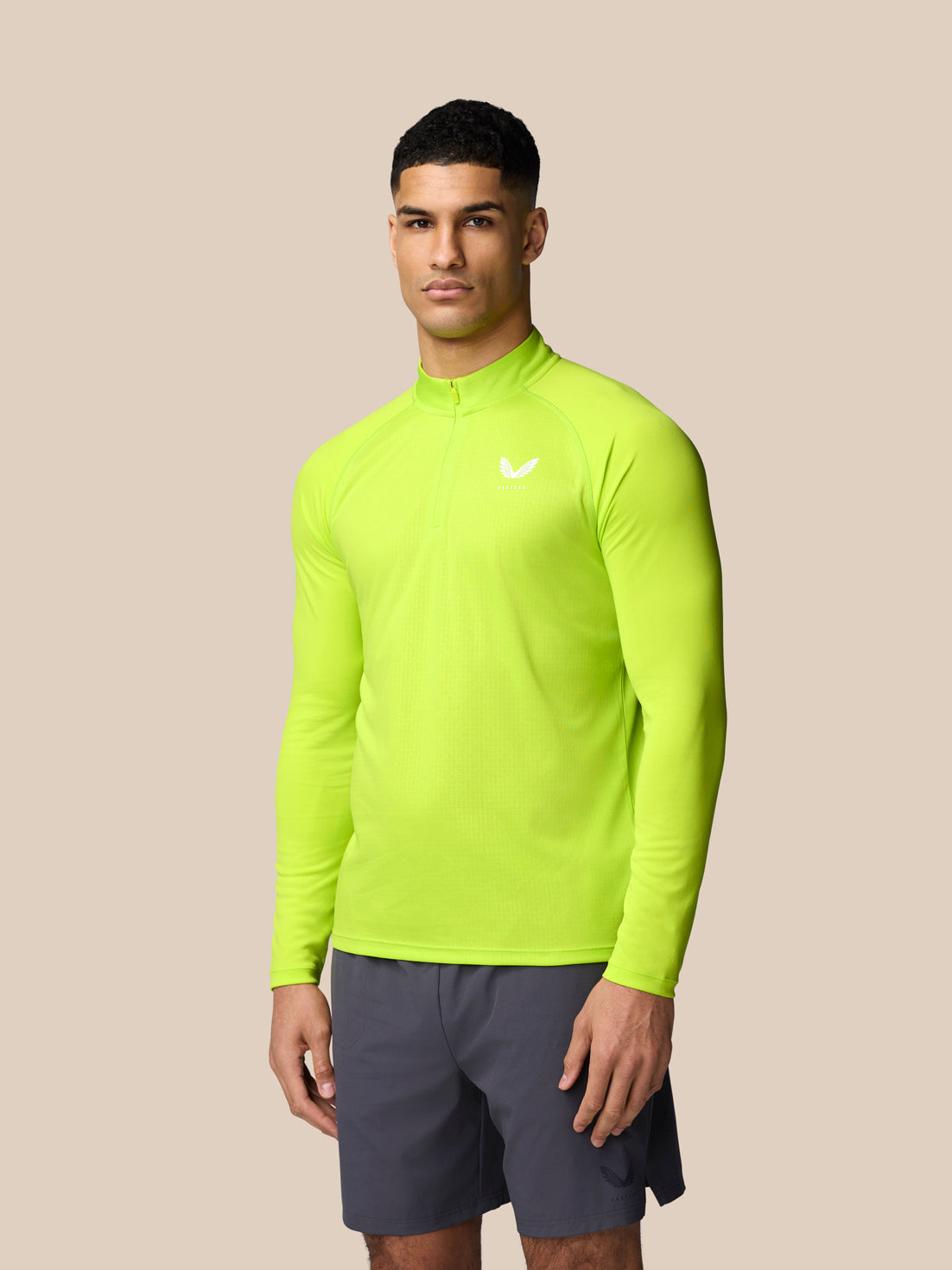 Adapt Training 1/4 Zip Top - Acid Lime - Acid Lime