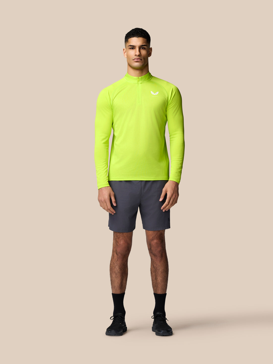 Adapt Training 1/4 Zip Top - Acid Lime - Acid Lime