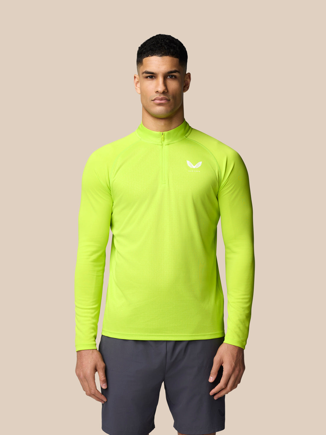 Adapt Training 1/4 Zip Top - Acid Lime - Acid Lime