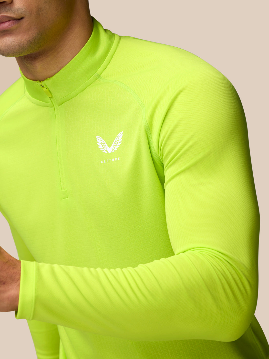 Adapt Training 1/4 Zip Top - Acid Lime - Acid Lime