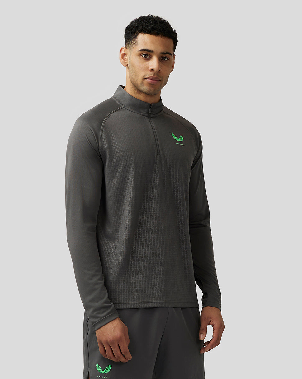 Men’s Adapt Quarter Zip Top - Gunmetal