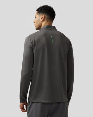 Men’s Adapt Print 1/4 Zip Top - Gunmetal