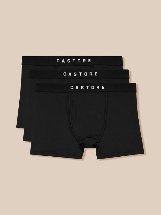 3 Pack Core Boxers - Black