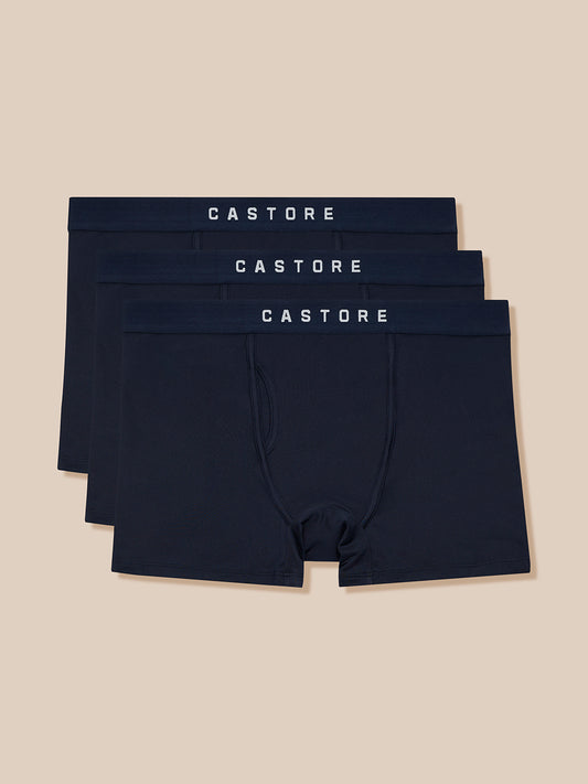 3 Pack Core Boxers - Navy