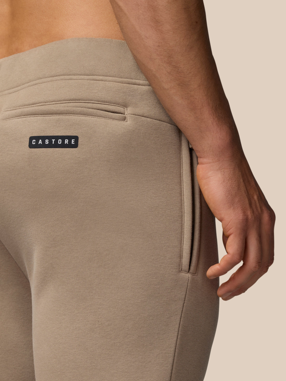 Adapt Fleece Joggers - Clay - Clay/Deep Orange
