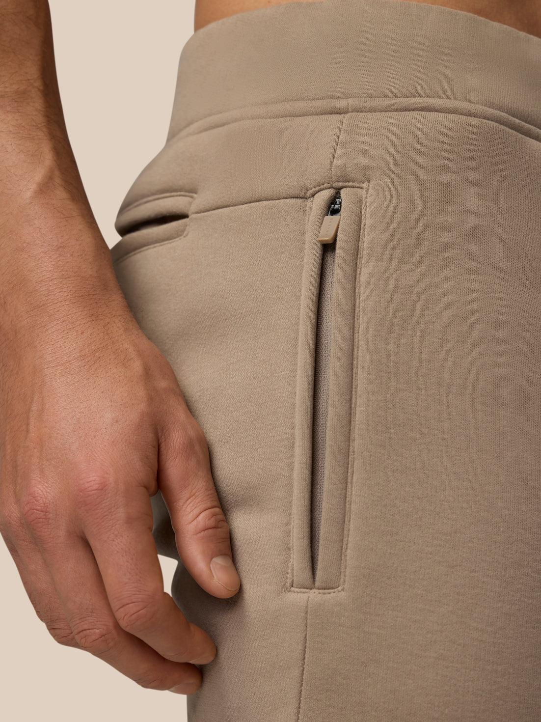 Adapt Fleece Joggers - Clay - Clay/Deep Orange