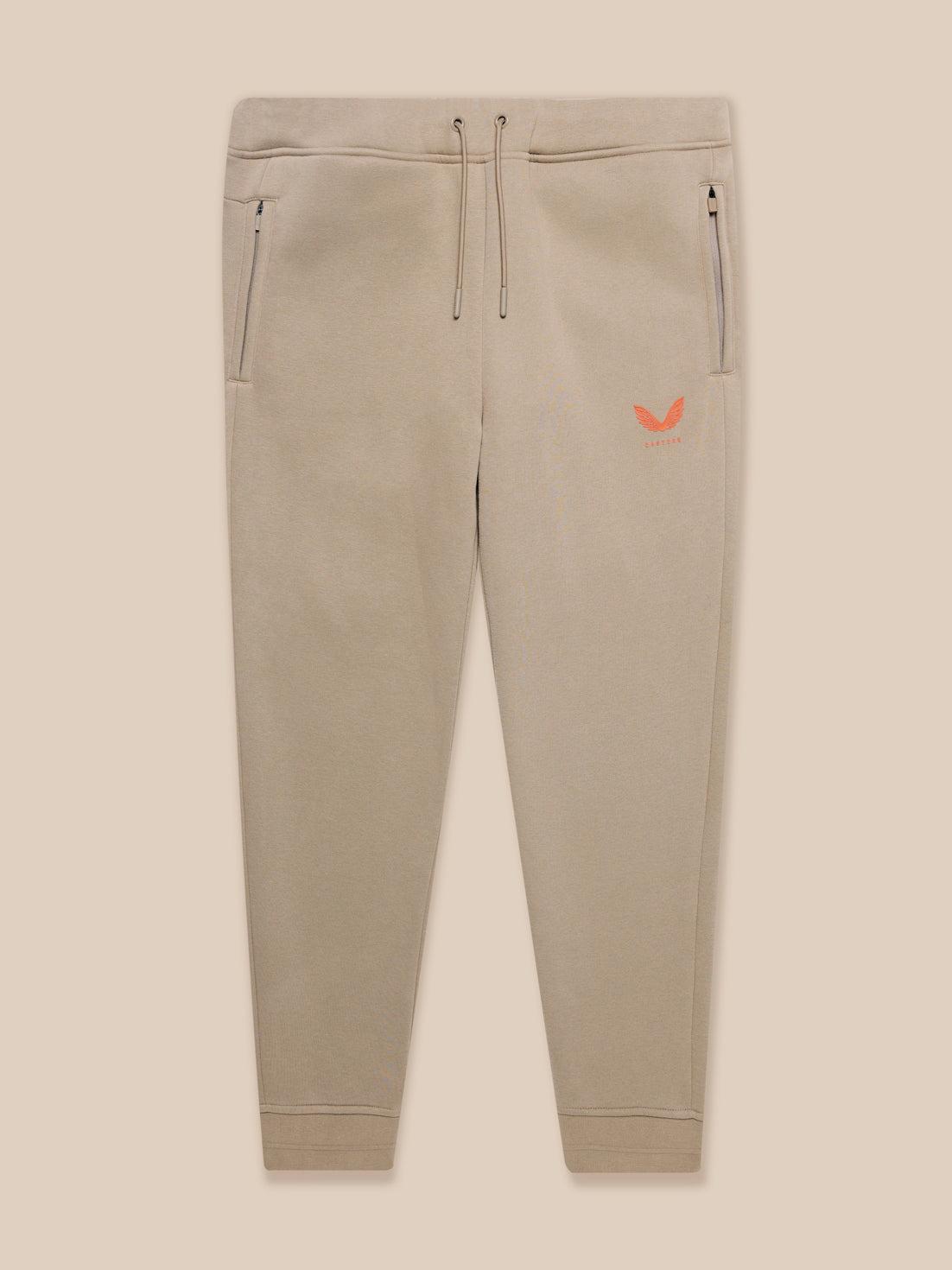 Adapt Fleece Joggers - Clay - Clay/Deep Orange