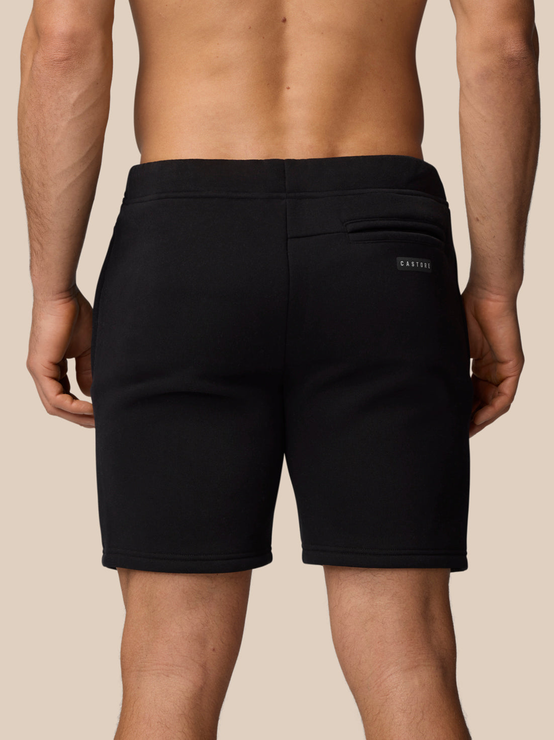 Adapt Fleece Jogger Shorts - Black - Black/Gunmetal