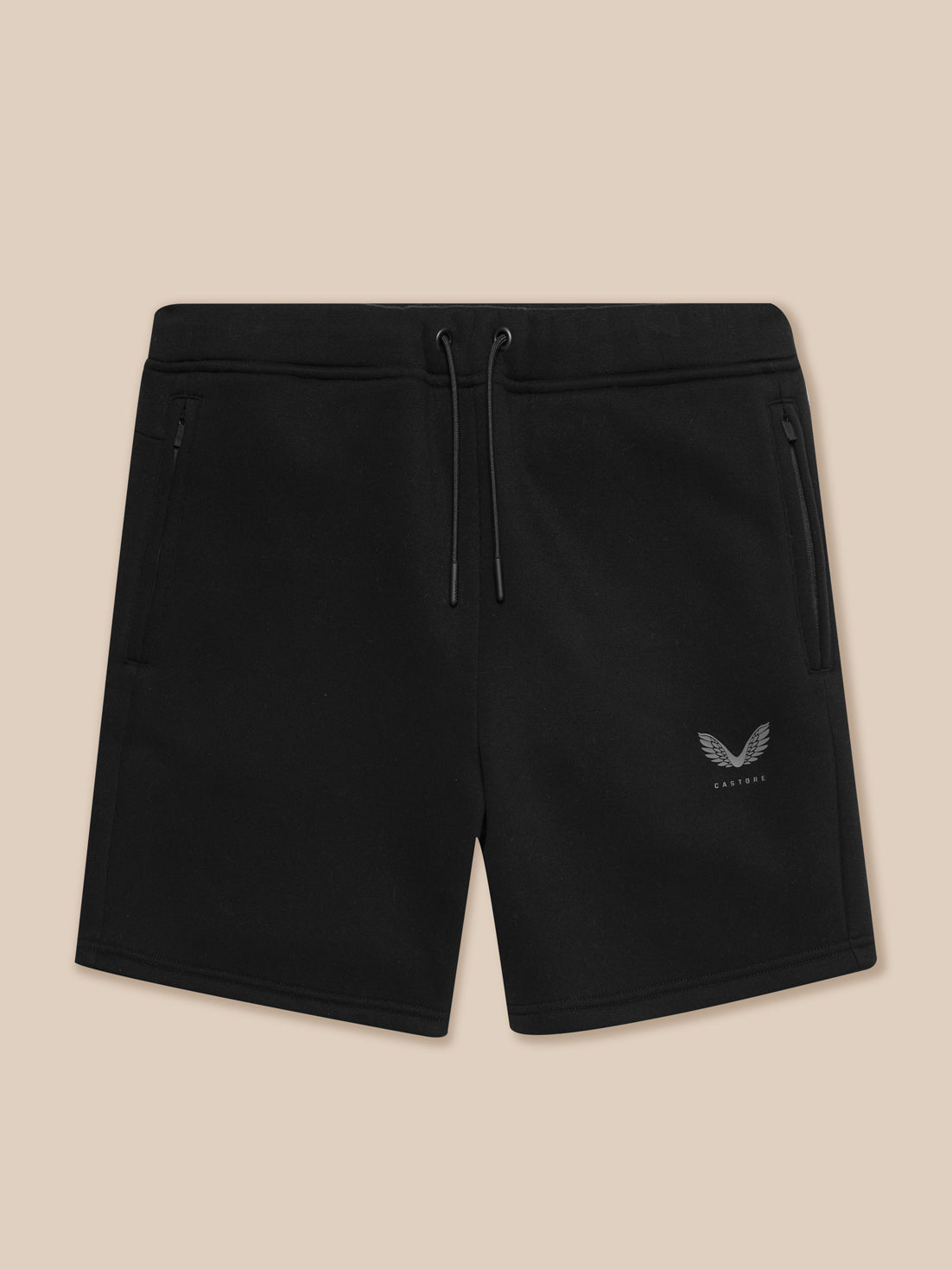 Adapt Fleece Jogger Shorts - Black - Black/Gunmetal