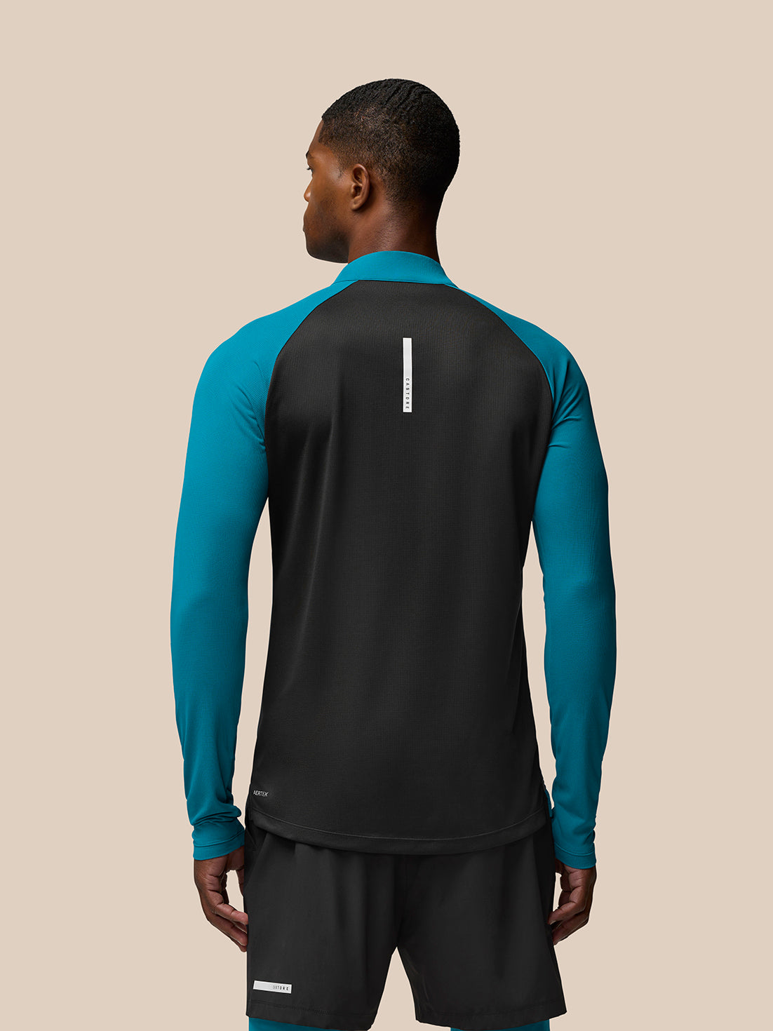 Flow Training 1/4 Zip Top - Dark Aqua - Dark Aqua