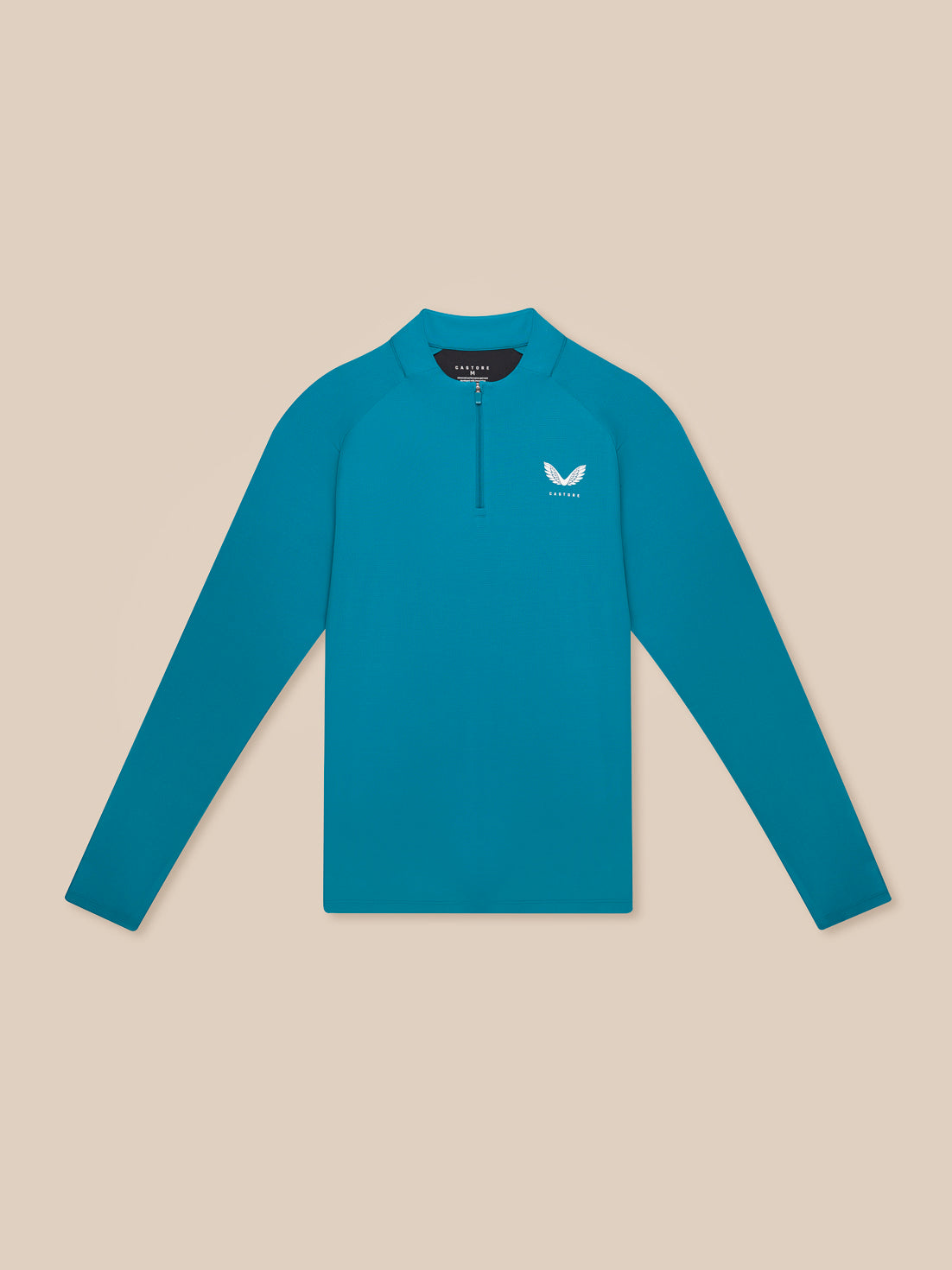 Flow Training 1/4 Zip Top - Dark Aqua - Dark Aqua