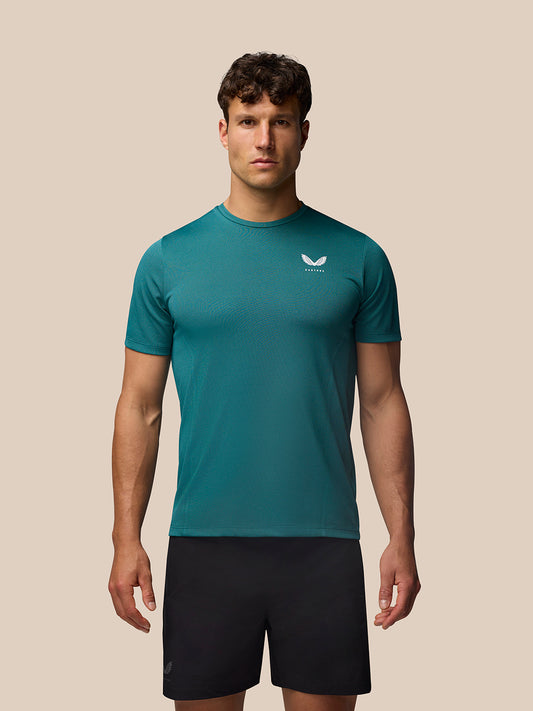 Men’s Apex Knit T-Shirt – Aqua