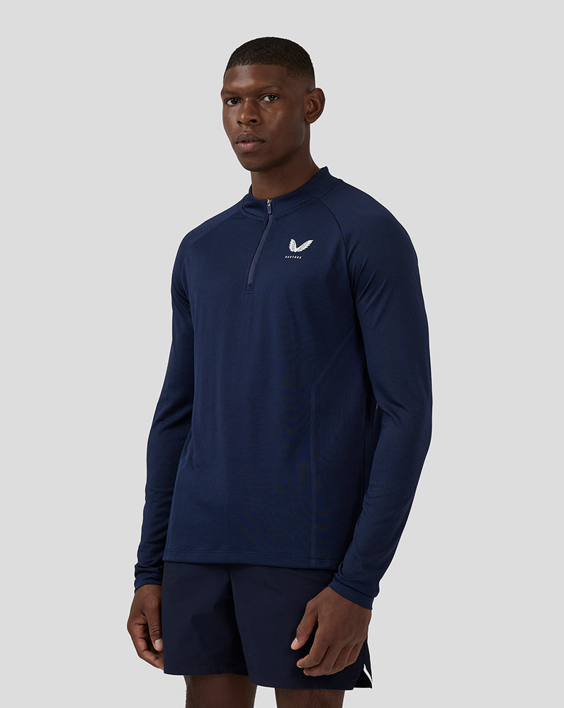 Men’s Apex Knit Quarter Zip Top – Midnight Navy