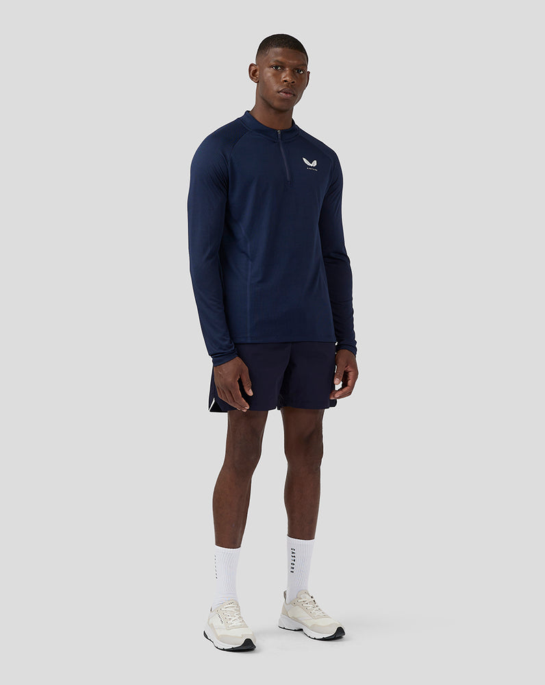 Men’s Apex Knit Quarter Zip Top – Midnight Navy