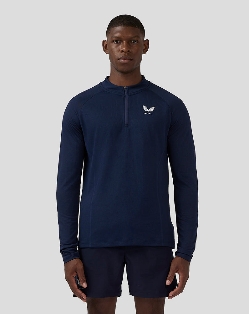 Men’s Apex Knit Quarter Zip Top – Midnight Navy