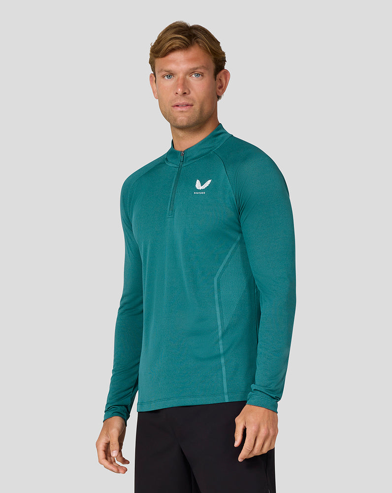 Men’s Apex Knit Quarter Zip – Aqua