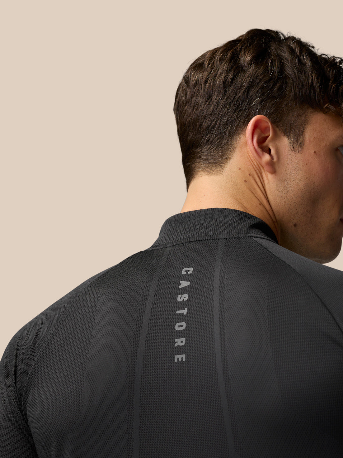 Apex Training 1/4-Zip-Oberteil - Schwarz/Gunmetal - Schwarz/Gunmetal