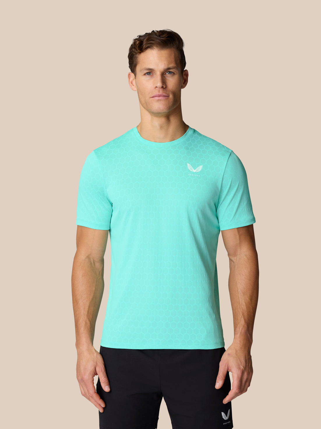 Camiseta Flow Training – Agua claro - Aguamarina claro