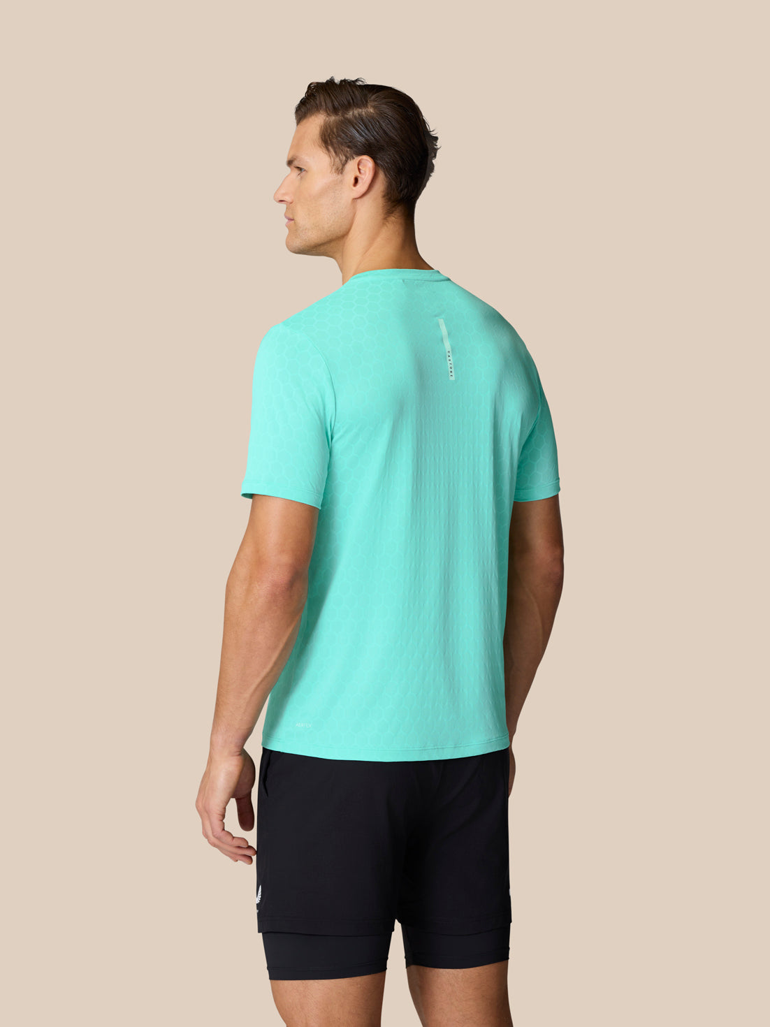 Camiseta Flow Training – Agua claro - Aguamarina claro