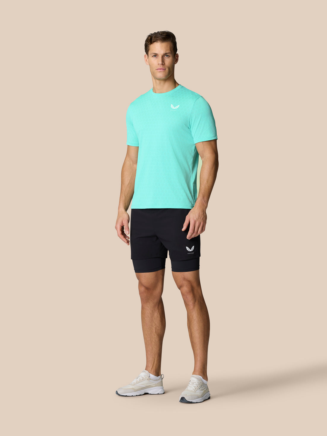 Camiseta Flow Training – Agua claro - Aguamarina claro