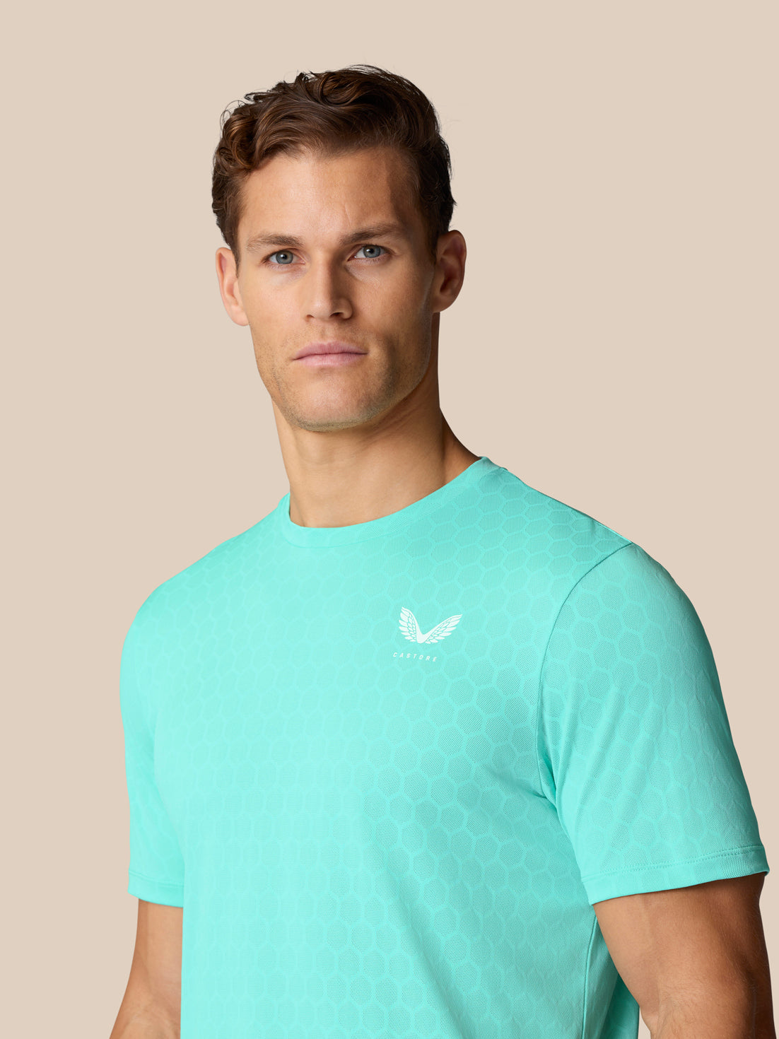 Camiseta Flow Training – Agua claro - Aguamarina claro