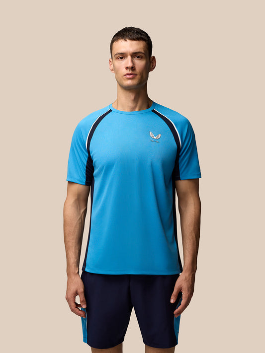 Men's Tennis Aeromesh T-shirt - Corn Blue