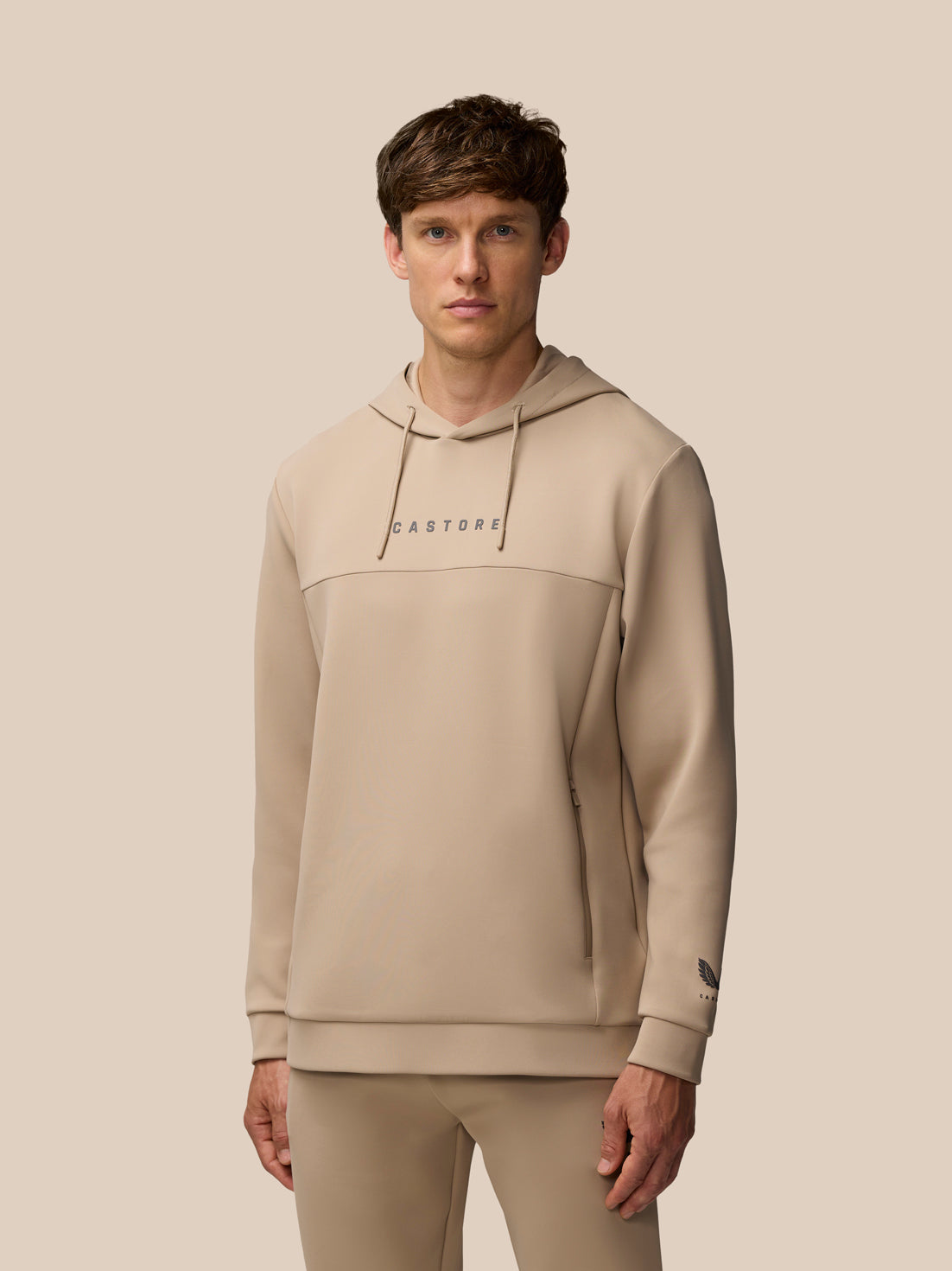 Flex Lifestyle Hoodie - Mushroom - Mushroom/Gunmetal