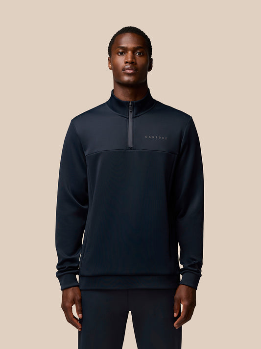 Men’s Scuba Long Sleeve Quarter Zip Top – Midnight Navy