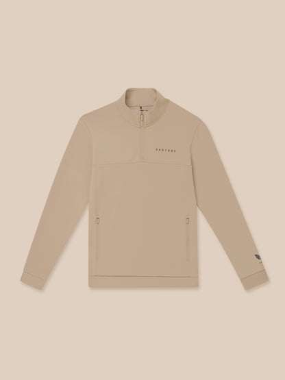 Flex Lifestyle 1/4 Zip - Mushroom/Gunmetal