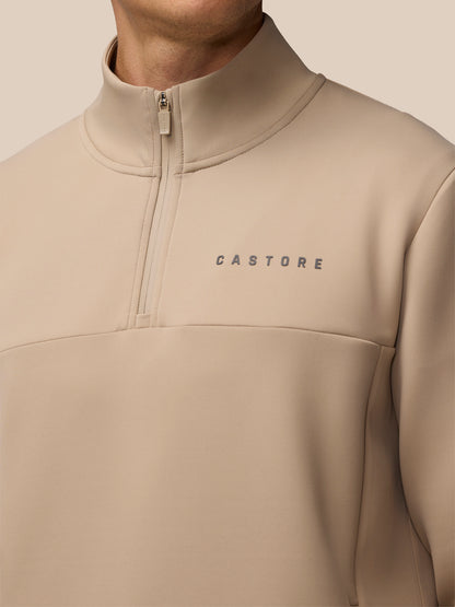 Flex Lifestyle 1/4 Zip - Mushroom/Gunmetal