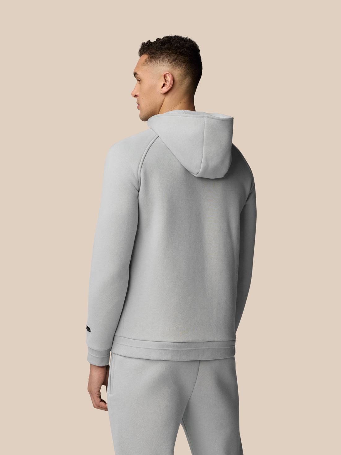 Adapt Fleece Zip-Through Hoodie - Grey - Mid Grey/Gunmetal