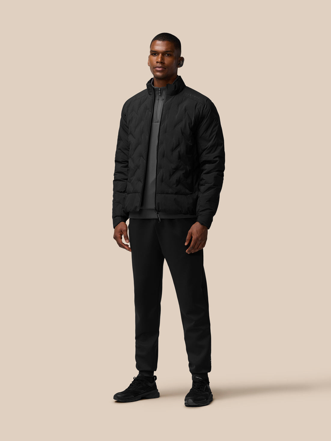 Padded Jacket - Black - Black
