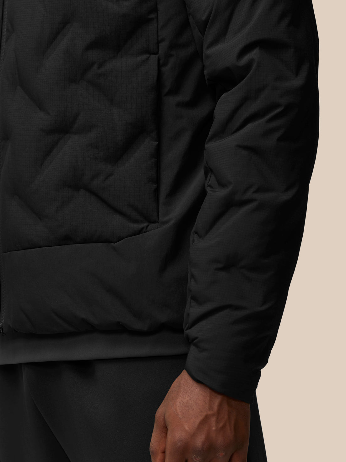 Padded Jacket - Black - Black