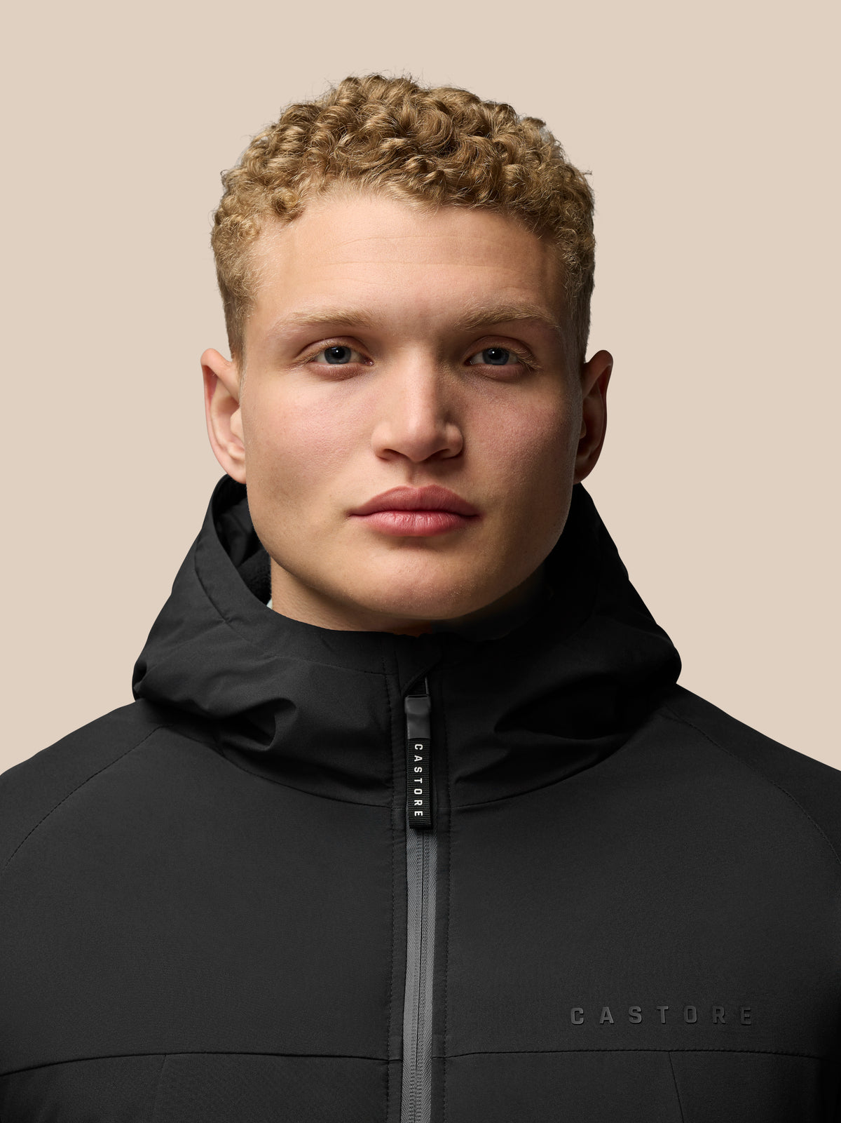 Longline Wadded Jacket - Black - Black