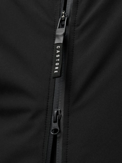 Longline Wadded Jacket - Black