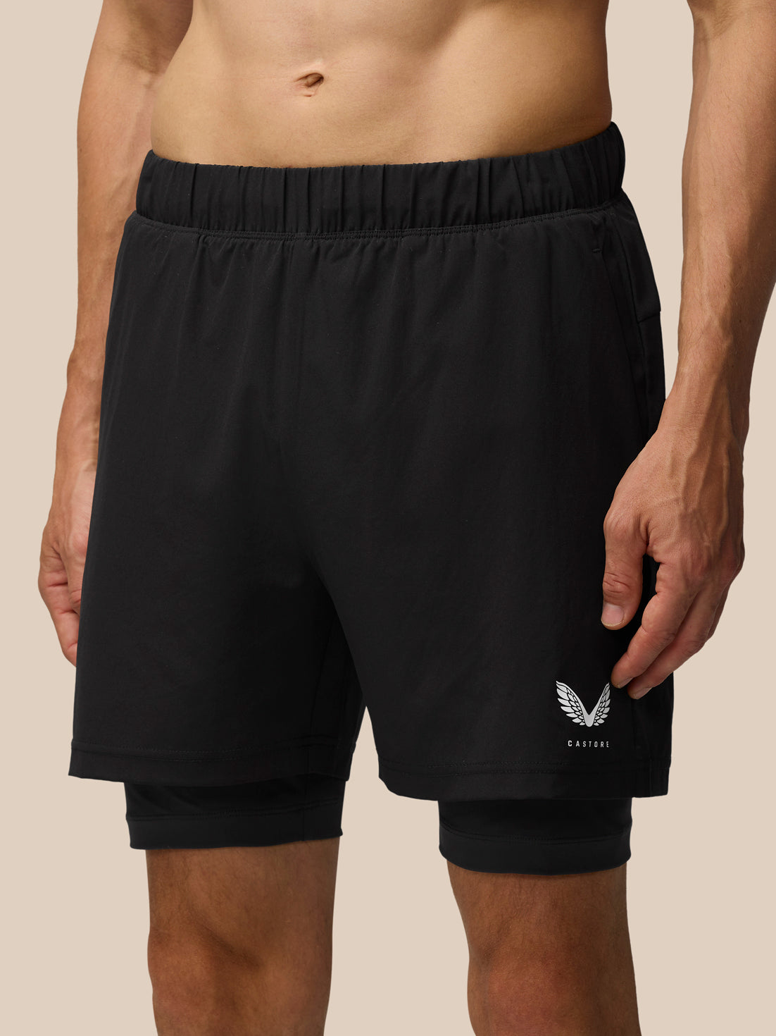 Flow 2-in-1 Shorts - Black - Black