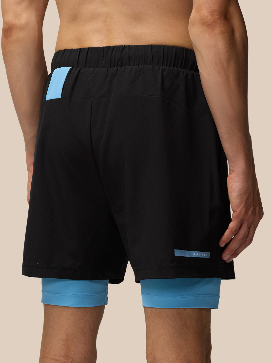 Flow 2-in-1 Shorts - Black/Cool Blue
