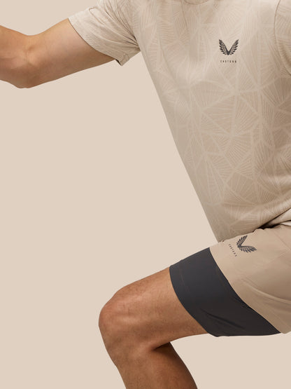 Flow 2-in-1 Shorts - Beige