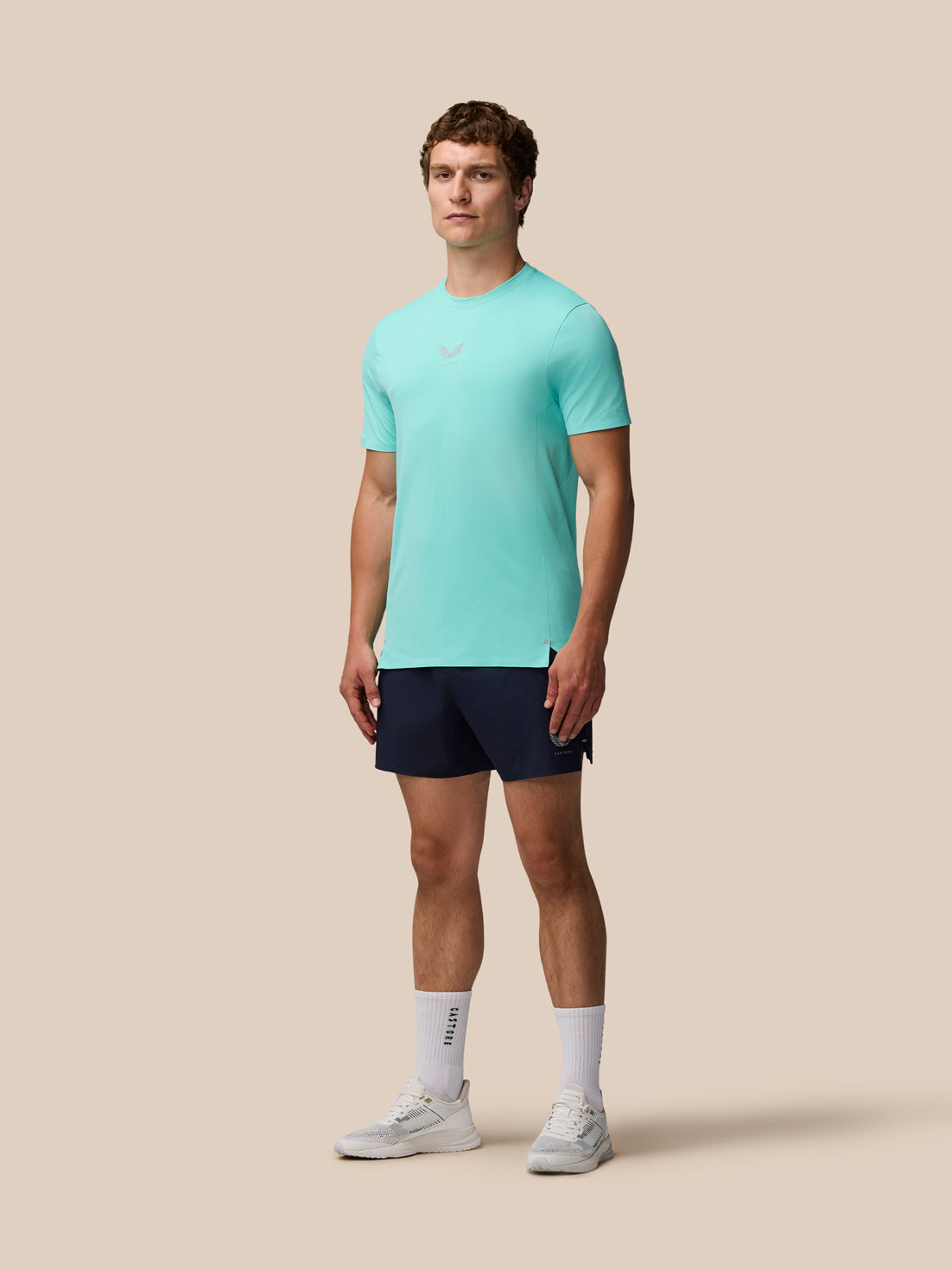 Zone Training T-Shirt – Hellaqua - Light Aqua/Silver Reflective
