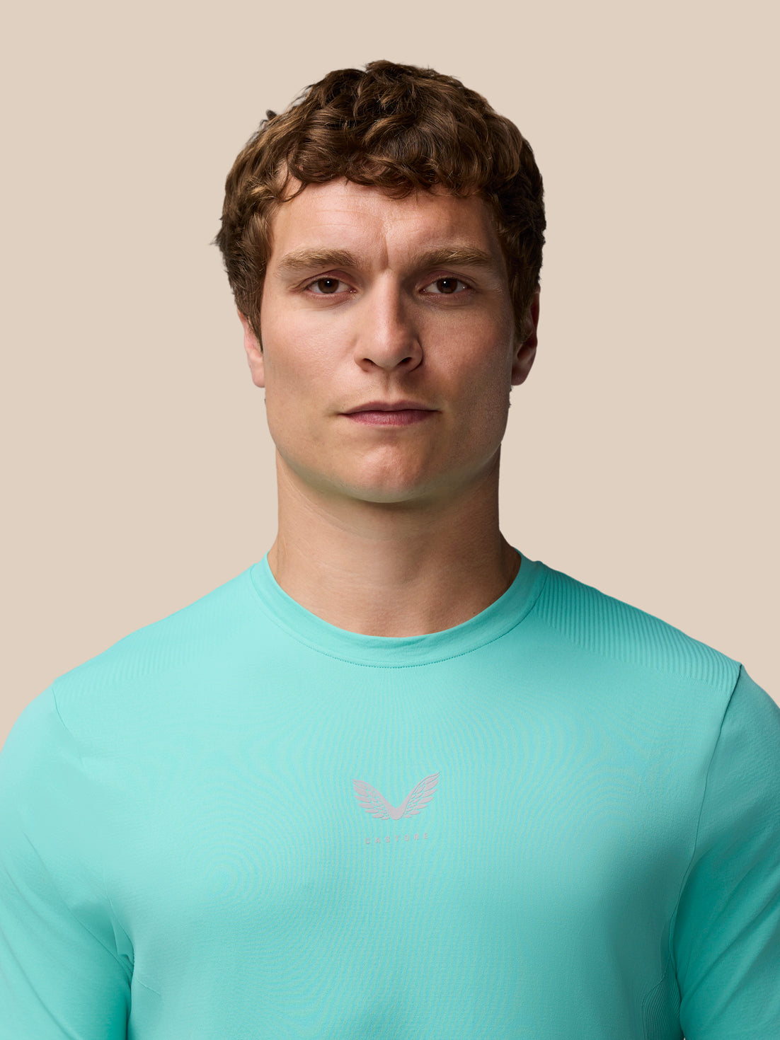 Zone Training T-Shirt – Hellaqua - Light Aqua/Silver Reflective