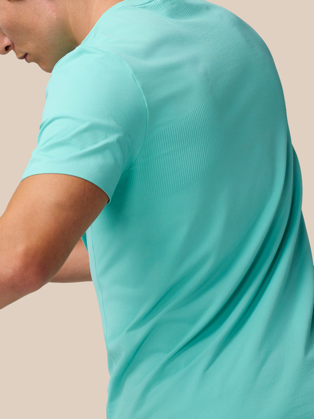 Zone Training T-Shirt – Hellaqua - Light Aqua/Silver Reflective