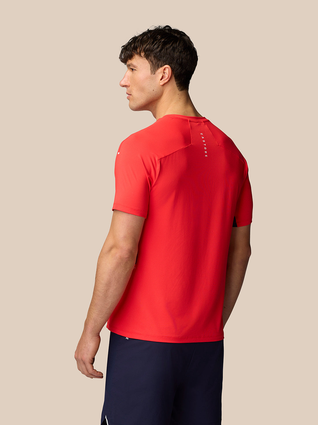 Apex Training T-Shirt - Poppy - Poppy Red/White Reflective