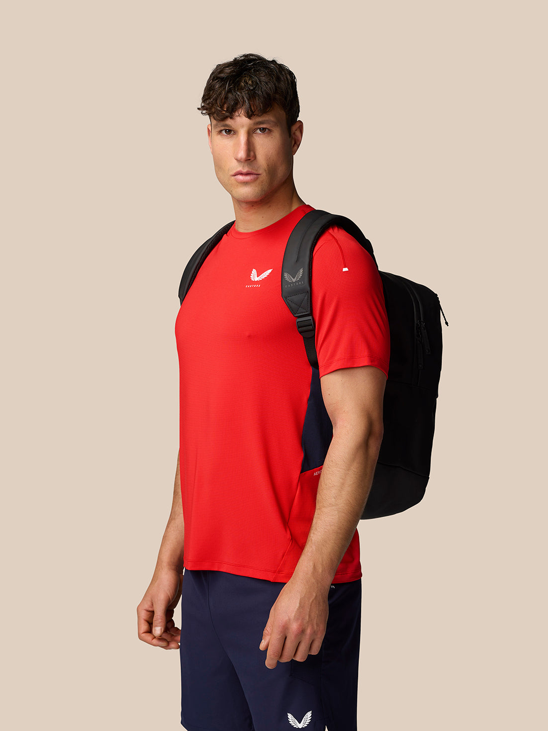 Apex Training T-Shirt - Poppy - Poppy Red/White Reflective